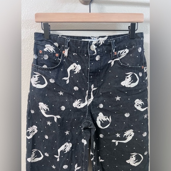 ZARA The Trevor Full Length In Off The Seas Jean Size 4 - Picture 4 of 9